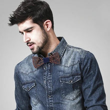 Charger l'image dans la galerie, Pack noeud papillon en bois Pétales (6 couleurs disponibles)