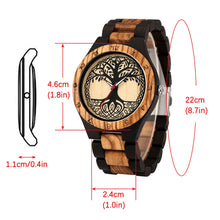 Charger l'image dans la galerie, Montre en bois Arbre de vie (Homme ou Femme)