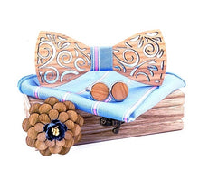 Charger l'image dans la galerie, Pack noeud papillon en bois Cyclone