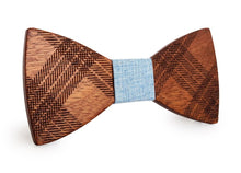 Charger l'image dans la galerie, Noeud papillon en bois Le Tartan (3 couleurs disponibles)