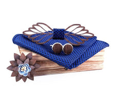 Charger l'image dans la galerie, Pack noeud papillon en bois La Feuille (6 couleurs disponibles)