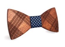 Charger l'image dans la galerie, Noeud papillon en bois Le Tartan (3 couleurs disponibles)