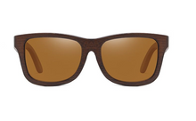 Charger l'image dans la galerie, Lunettes de soleil en Bois Tahiti Marron