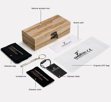 Charger l'image dans la galerie, Lunettes de Soleil en bois Porticcio (7 couleurs disponibles)