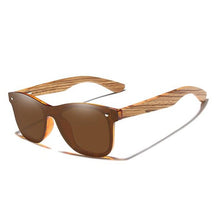 Charger l'image dans la galerie, Lunettes de soleil en bois Zébré naturel (5 couleurs disponibles)
