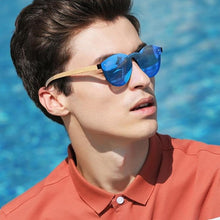 Charger l'image dans la galerie, Lunettes de soleil en bois Woodsun bleu