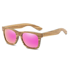 Charger l'image dans la galerie, Lunettes de soleil en bois Safari Rose