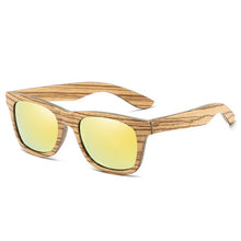 Charger l'image dans la galerie, Lunettes de soleil en bois Safari Jaune
