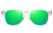 Charger l'image dans la galerie, Lunettes de soleil L'arc en ciel Vert (branches en bois)