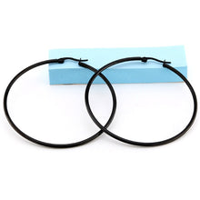 Charger l'image dans la galerie, Boucles d'oreilles Créoles (Or, Or rose, Argent ou Noir)