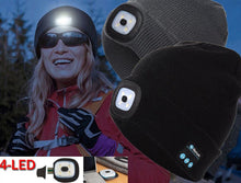 Charger l'image dans la galerie, Bonnet connecté Bluetooth Lightsong (écouteurs sans fil intégrés)