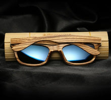 Charger l'image dans la galerie, Lunettes de soleil en bois Safari Noir