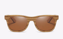 Charger l'image dans la galerie, Lunettes de soleil en bois Safari Marron