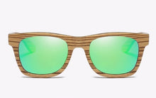 Charger l'image dans la galerie, Lunettes de soleil en bois Safari Vert