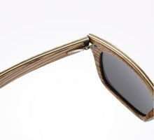Charger l'image dans la galerie, Lunettes de soleil en bois Safari Noir