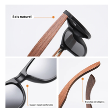 Charger l'image dans la galerie, Lunettes de soleil en bois Basic Wood (6 couleurs disponibles)

