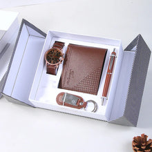 Charger l'image dans la galerie, Coffret Homme Prestige Uomo – Montre, Portefeuille, Stylo et Porte-clés
