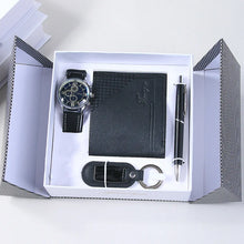 Charger l'image dans la galerie, Coffret Homme Prestige Uomo – Montre, Portefeuille, Stylo et Porte-clés
