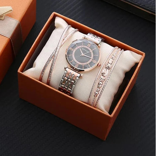 Coffret montre + bracelet Élyséa (6 couleurs disponibles)