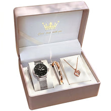 Charger l'image dans la galerie, Coffret Eleganza – Montre, Bracelet et Collier (5 couleurs disponibles)
