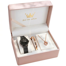 Charger l'image dans la galerie, Coffret Eleganza – Montre, Bracelet et Collier (5 couleurs disponibles)
