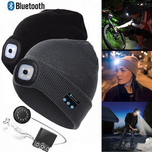 Bonnet connecté Bluetooth Lightsong (écouteurs sans fil intégrés), 2 couleurs disponibles
